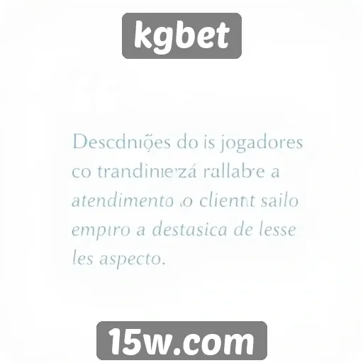 Opiniões de jogadores sobre o atendimento ao cliente do kgbet